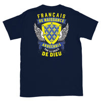 Thumbnail for T-shirt Ardéchois bleu marine - Fierté et humour local