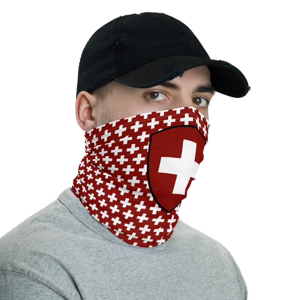 Masque Suisse croix cache-cou - accessoire tendance