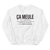 Sweatshirt Bourgogne blanc - Définition ça meule