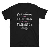 Thumbnail for Avoir Raison Mayennaise - T-shirt Boy friend Cut - Standard - Ici & Là - T-shirts & Souvenirs de chez toi