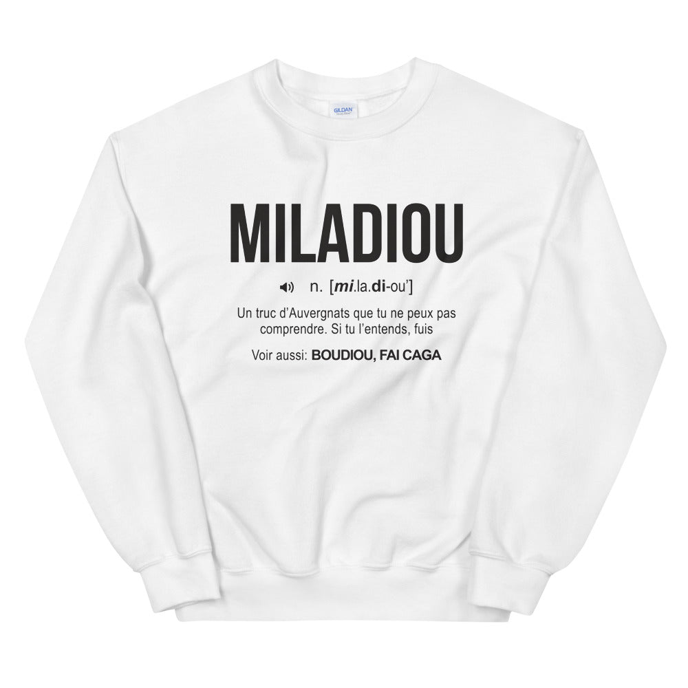 Definition Miladiou Auvergne - Sweatshirt - Ici & Là - T-shirts & Souvenirs de chez toi