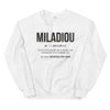 Sweatshirt Auvergne blanc - Fierté locale et confort chaleureux