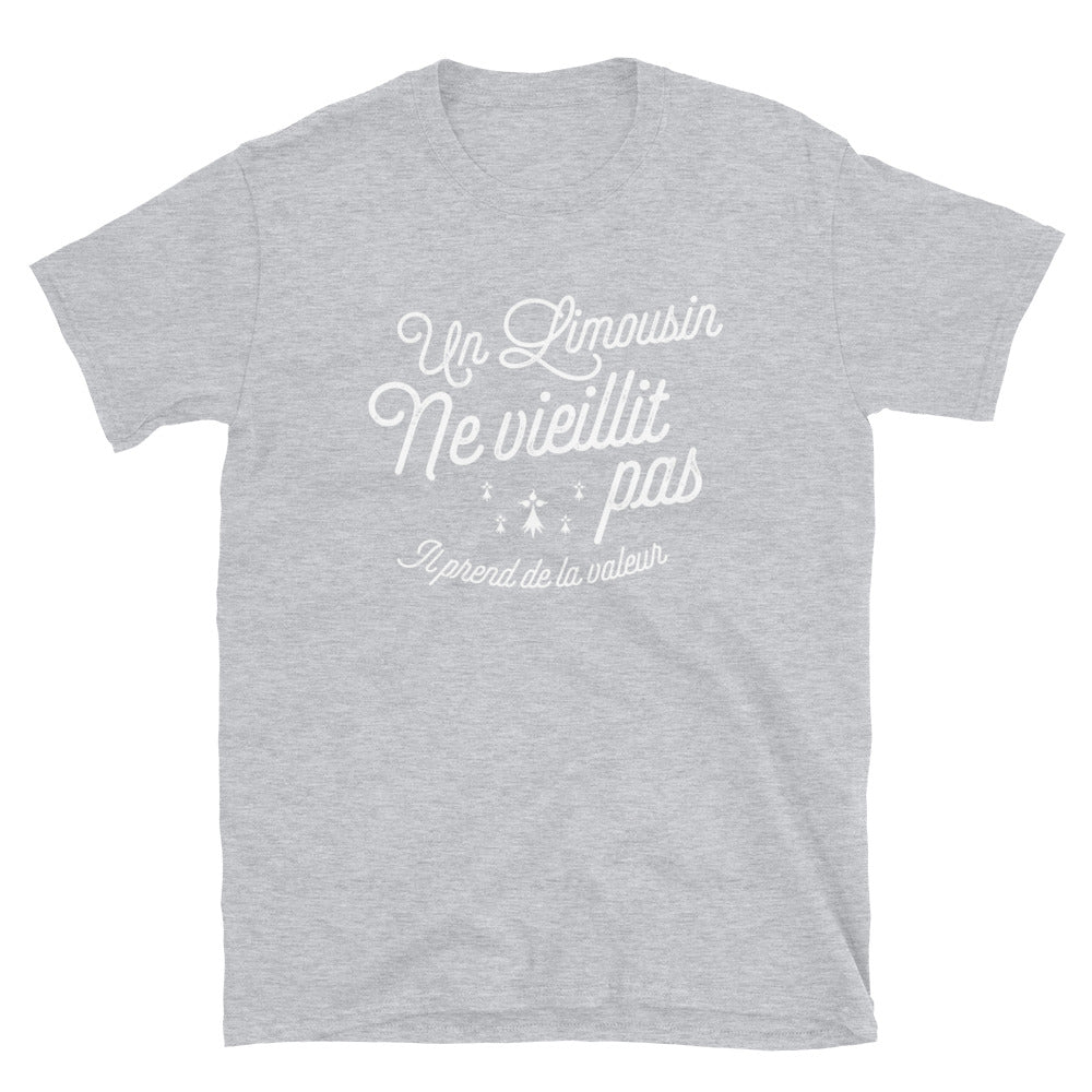 Un Limousin ne vieillit pas il prend de la valeur - T-shirt Standard - Ici & Là - T-shirts & Souvenirs de chez toi