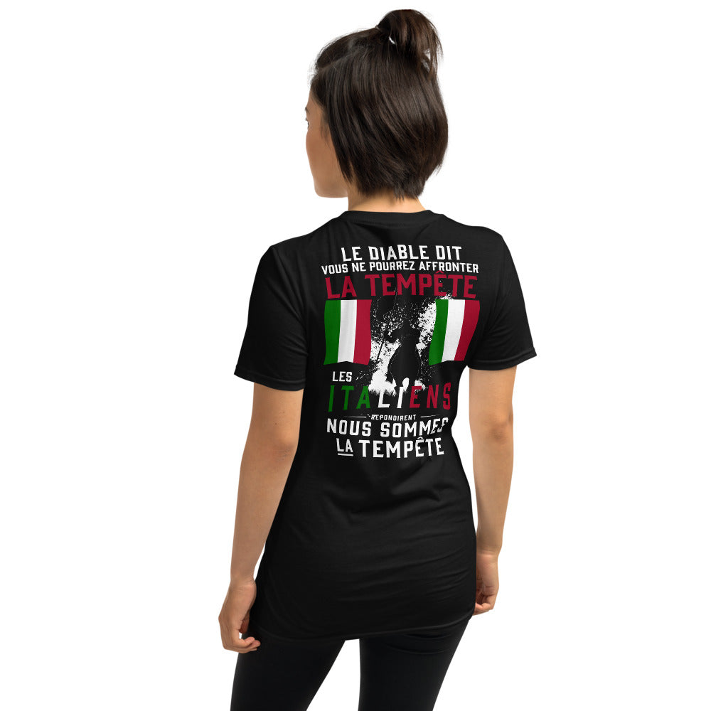 T-shirt Italie bleu marine - Nous sommes la tempête
