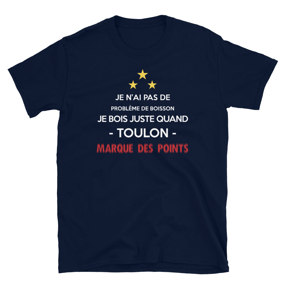 Toulon point boisson rugby - T-shirt Standard - Ici & Là - T-shirts & Souvenirs de chez toi