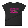 T-shirt Aveyron noir - Les reines naissent en Aveyron
