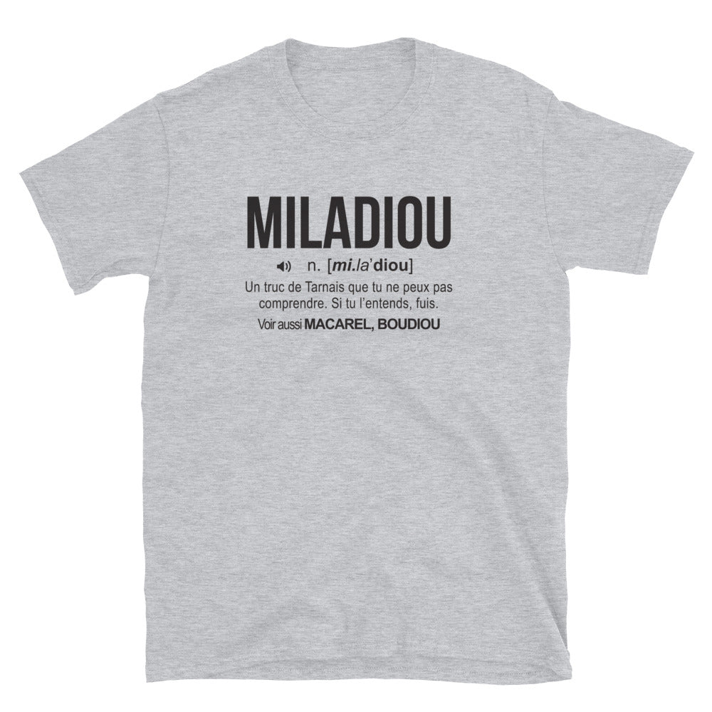 T-shirt Tarnai & Tarnaise blanc - Définition Miladiou humoristique