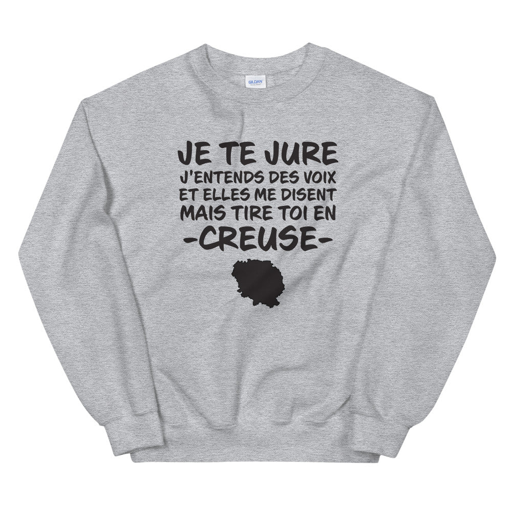 Je te jure - En Creuse - Sweatshirt - Ici & Là - T-shirts & Souvenirs de chez toi