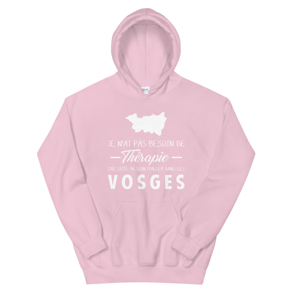 Sweatshirt Vosges rose clair - Pas besoin de thérapie
