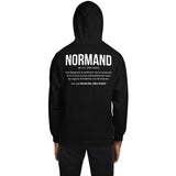 Normand définition humoristique - Sweat à capuche - Ici & Là - T-shirts & Souvenirs de chez toi