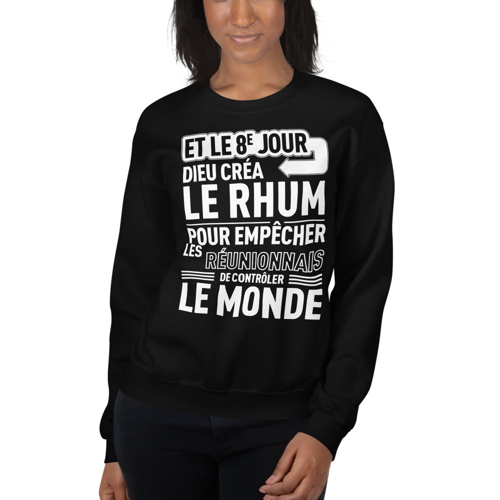 8e Jour Rhum Réunionnais - Sweatshirt - Ici & Là - T-shirts & Souvenirs de chez toi