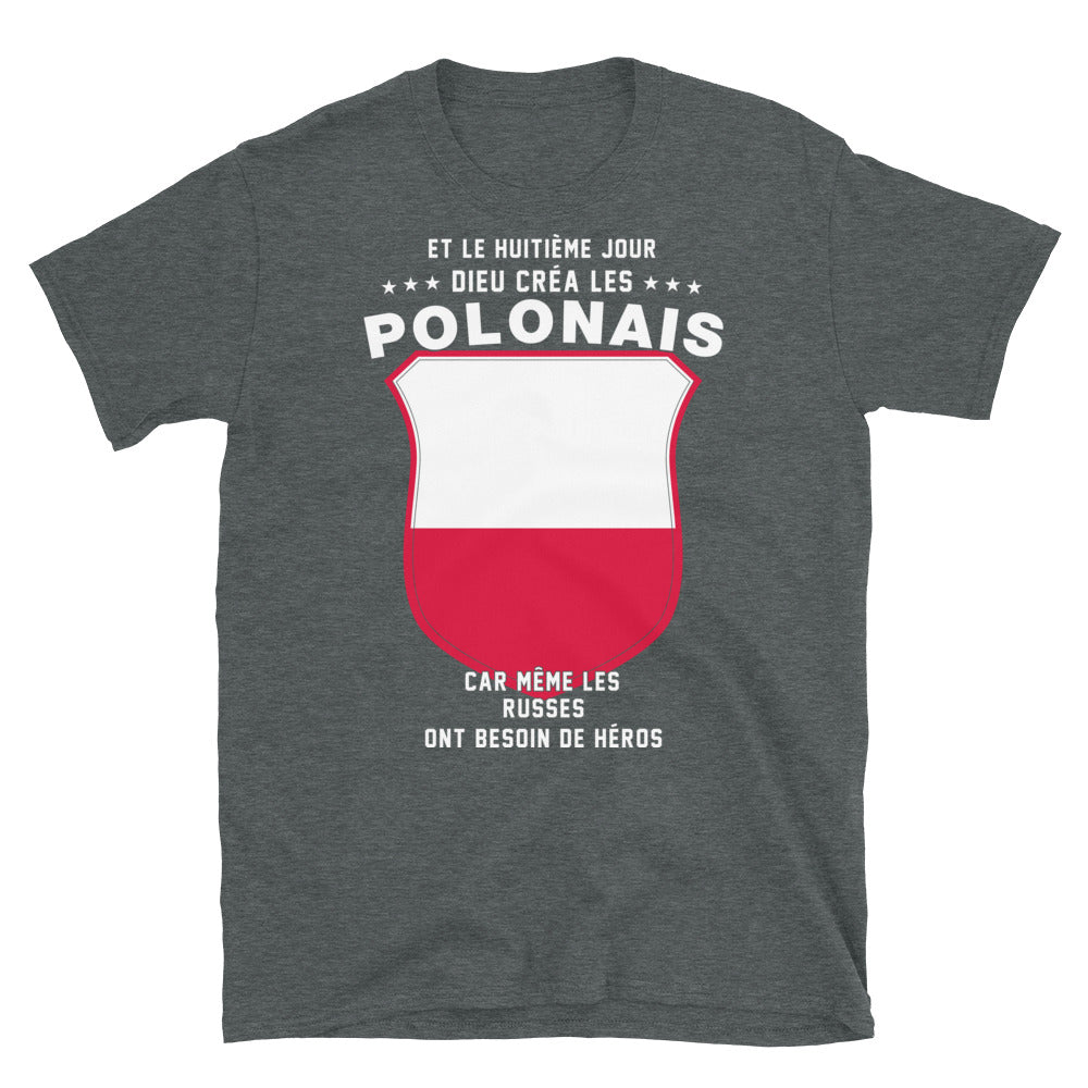 8e-jour-polonais-v2 T-shirt Standard - Ici & Là - T-shirts & Souvenirs de chez toi