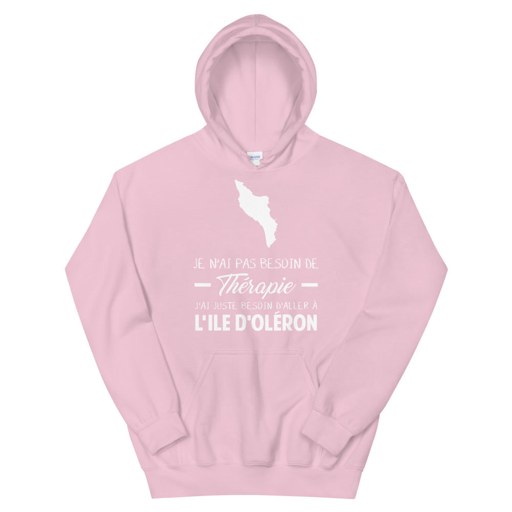Sweatshirt Oléron gris foncé dos - Pas besoin de thérapie