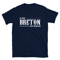 Thumbnail for T-shirt Bretagne noir dos - Je suis Breton pas français