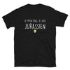 T-shirt Jurassien noir - Je m'en fous je suis Jurassien face