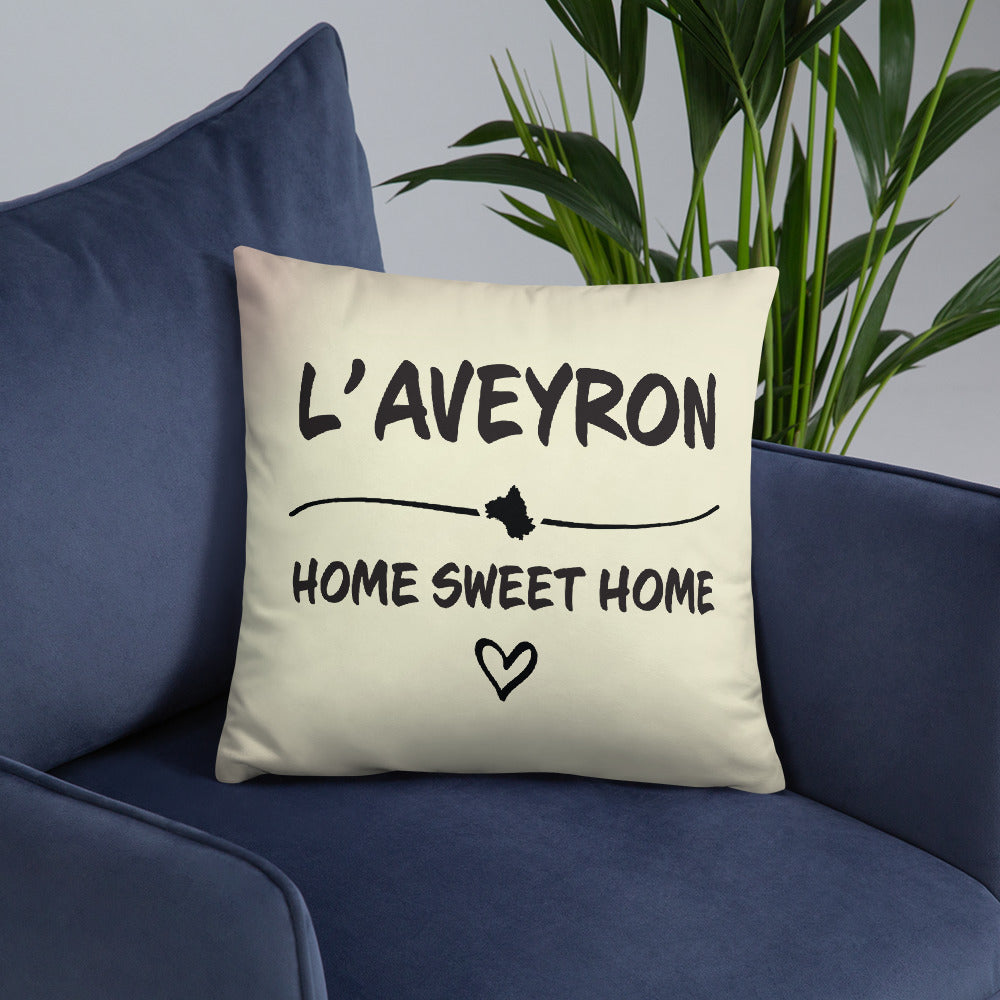 Aveyron - Home Sweet Home - Coussin décoratif - Ici & Là - T-shirts & Souvenirs de chez toi