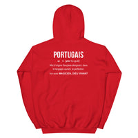 Thumbnail for Définition Portugais - humour pour un cadeau - Sweat à capuche - Ici & Là - T-shirts & Souvenirs de chez toi