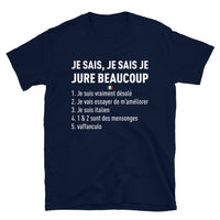 Thumbnail for T-shirt Italie gris sport - Je jure beaucoup