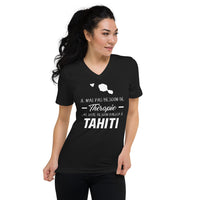 Thumbnail for T-shirt Tahiti blanc - Je n'ai pas besoin de thérapie