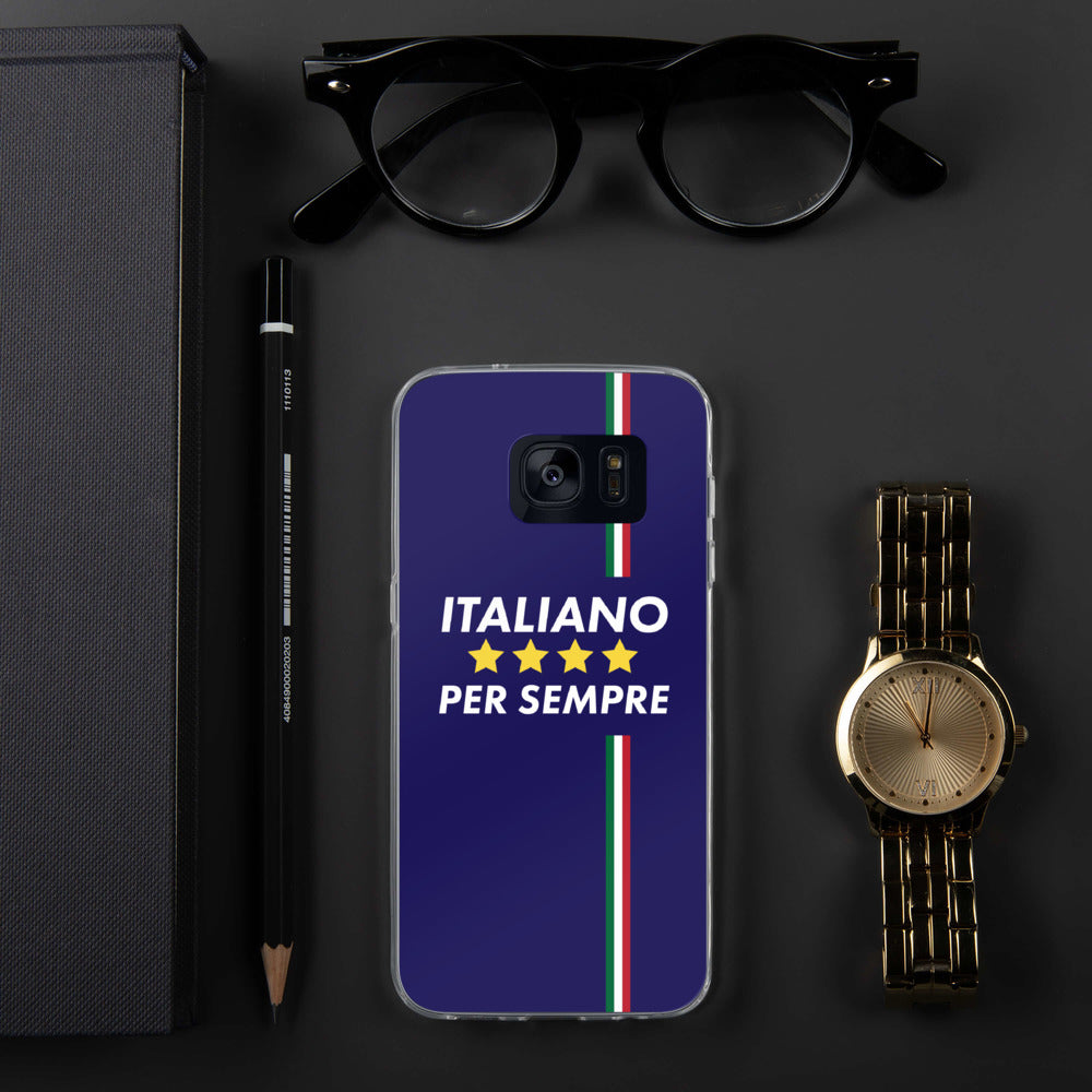 Italiano per sempre - drapeau  Italien pour toujours - Coque Samsung - Ici & Là - T-shirts & Souvenirs de chez toi