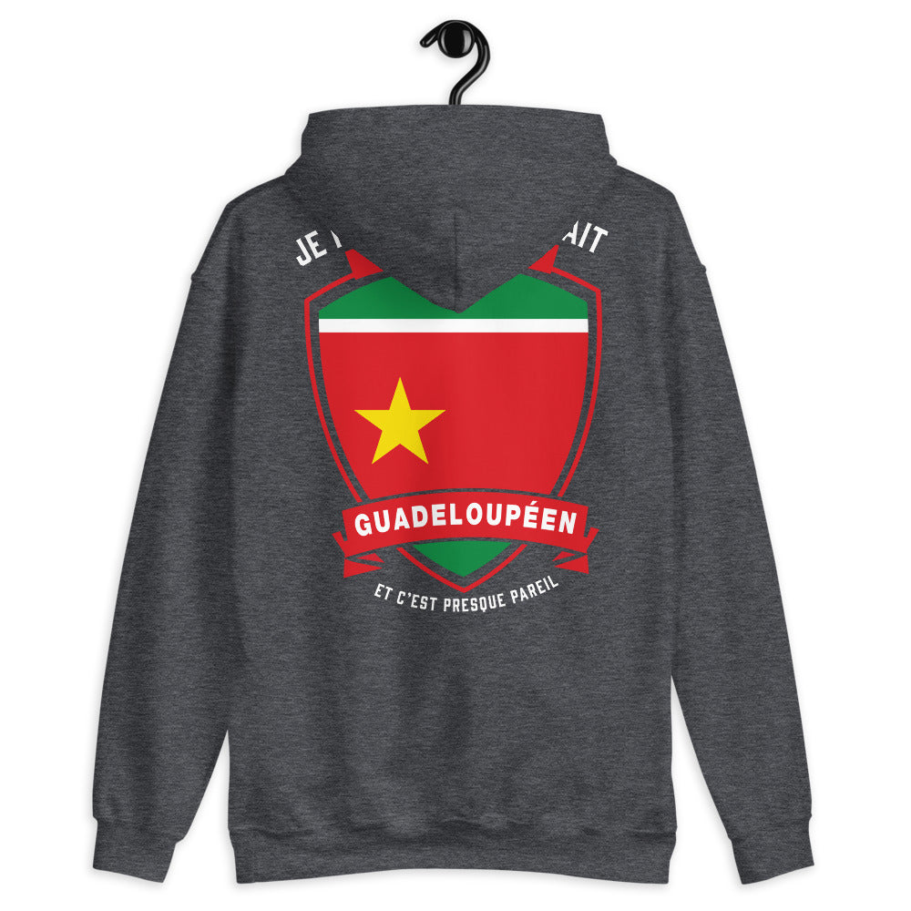 Sweatshirt Guadeloupéen gris foncé - Confort et fierté locale