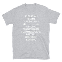 Thumbnail for T-shirt Alsace gris foncé dos - Fierté et humour local