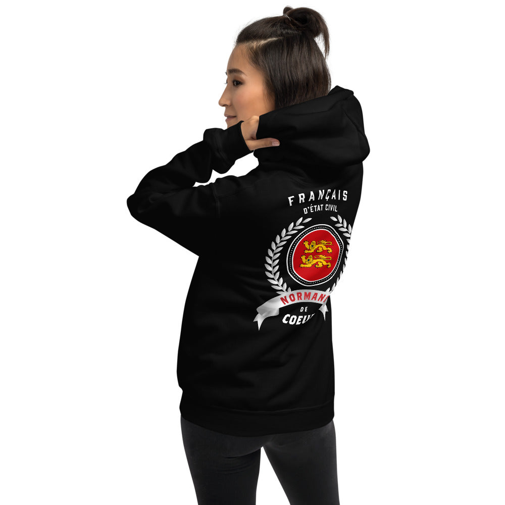 Sweatshirt Normand gris foncé chiné - Fierté et confort à la française