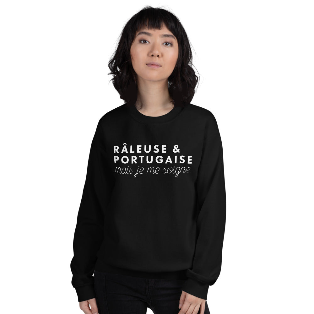 Sweat Portugal - Râleuse avec humour et fierté