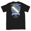 T-shirt Champagne noir - Je ne suis pas parfait mais