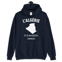 Thumbnail for Algérie là où mon histoire commence - Sweatshirt à capuche - Ici & Là - T-shirts & Souvenirs de chez toi