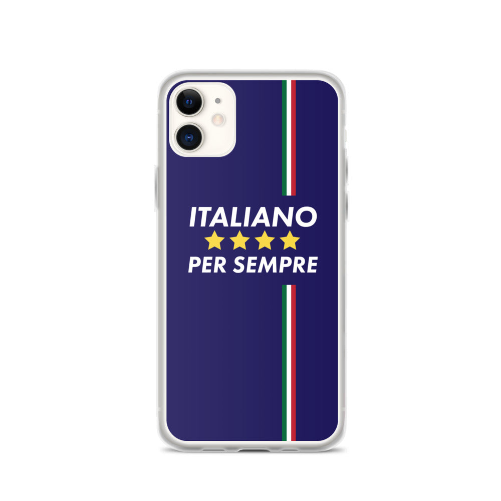 Coque iPhone Italie - Drapeau italien design moderne