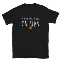 Thumbnail for T-shirt Catalan noir - Je m'en fous je suis Catalan