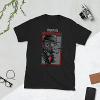 Thumbnail for T-shirt Auvergne bleu marine dos - Mafia auvergnate humoristique
