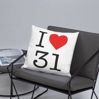 Thumbnail for Coussin Haute-Garonne Toulouse NY style - rembourrage en polyester
