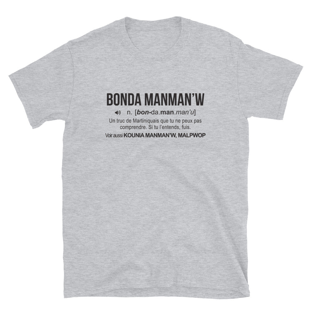 Bonda Manmanw - Définition Martinique - T-shirt Standard - Ici & Là - T-shirts & Souvenirs de chez toi