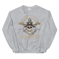 Thumbnail for Sweatshirt Vendée bleu marine dos - Fierté des pirates locaux