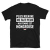T-shirt Hongrois noir - Ma femme est hongroise
