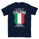 8e-jour-italiens T-shirt Standard - Ici & Là - T-shirts & Souvenirs de chez toi