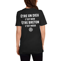 Thumbnail for T-shirt Bretagne noir dos - Être un Dieu c'est mieux