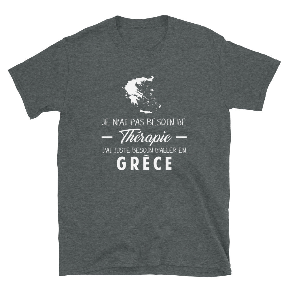 Thérapie Grèce - T-shirt Standard - Ici & Là - T-shirts & Souvenirs de chez toi