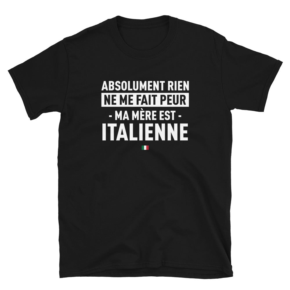 T-shirt Italie noir - Ma mère est Italienne