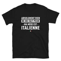 Thumbnail for T-shirt Italie noir - Ma mère est Italienne