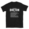 T-shirt Bretagne noir - Tu sais que tu es Breton quand