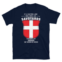 Thumbnail for 8e jour Savoyards version fr - Savoie - T-shirt Standard - Ici & Là - T-shirts & Souvenirs de chez toi