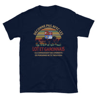 Thumbnail for T-shirt Lot-et-Garonne gris foncé dos - Déconne pas avec les Lot-et-garonnais