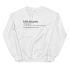 Sweatshirt Béarn blanc - Definition hilh de puto