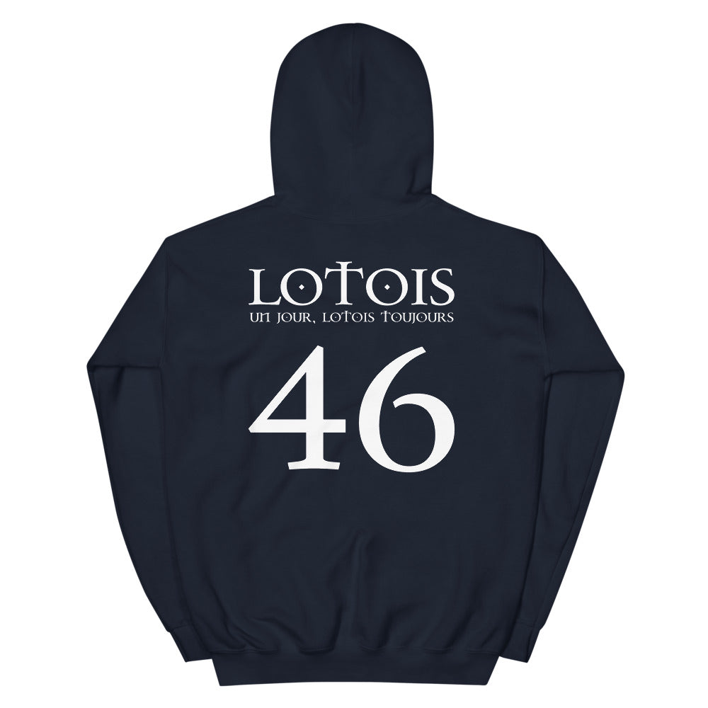 Lotois un jour, Lotois toujours 46 - Sweatshirt à capuche - Ici & Là - T-shirts & Souvenirs de chez toi