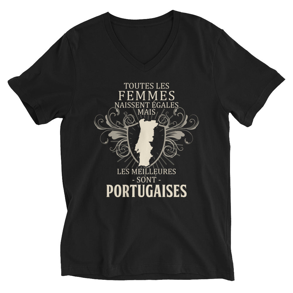 T-shirt Portugal blanc - Les meilleures sont Portugaises