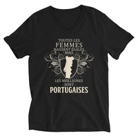 Thumbnail for T-shirt Portugal blanc - Les meilleures sont Portugaises