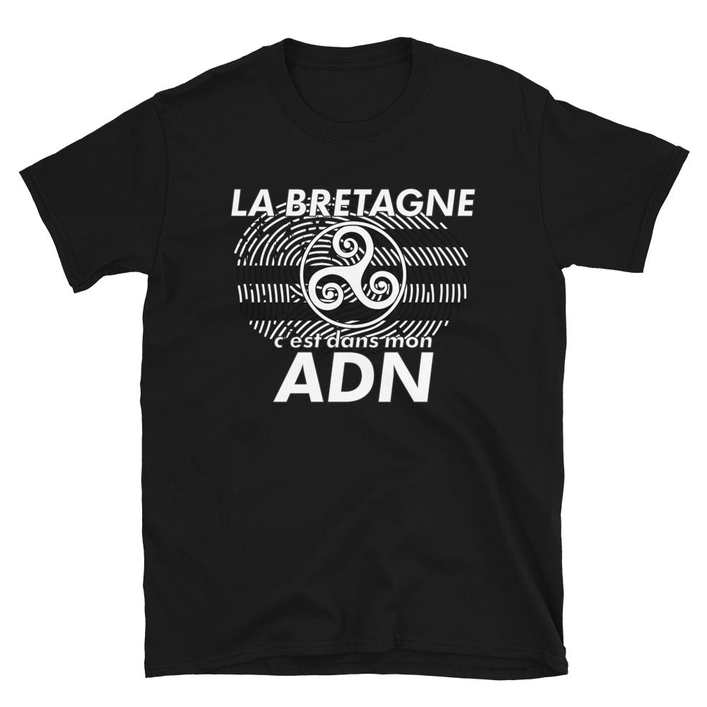 T-shirt Bretagne noir - ADN local avec triskel
